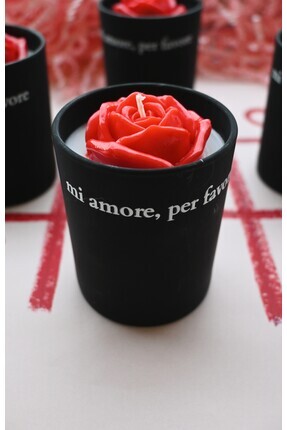 The Klōi Sevgililer Günü Hediye Mum | Romantik Tasarım Soya Mum – Mi Amore Pe...