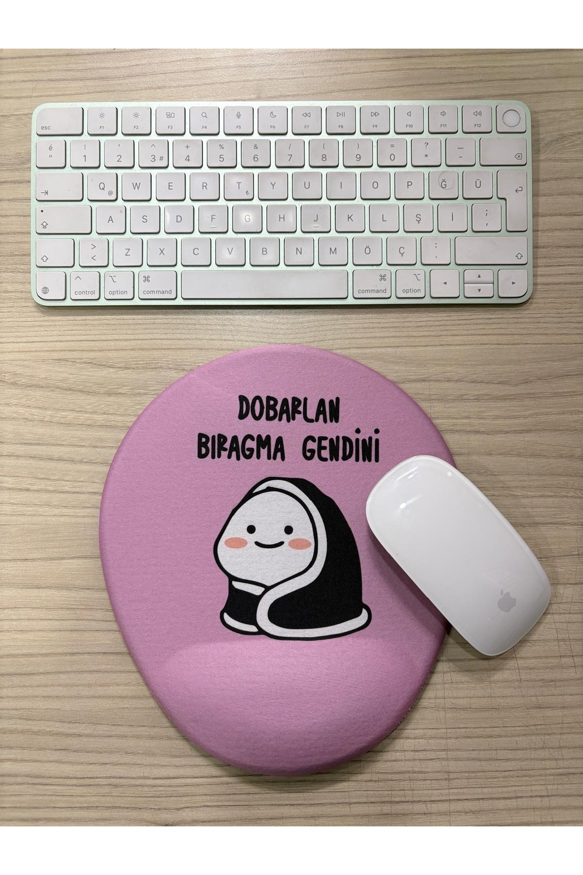 Dobarlan Breaking Gene Printed Wrist Supported Mouse Pad ( OVAL)
