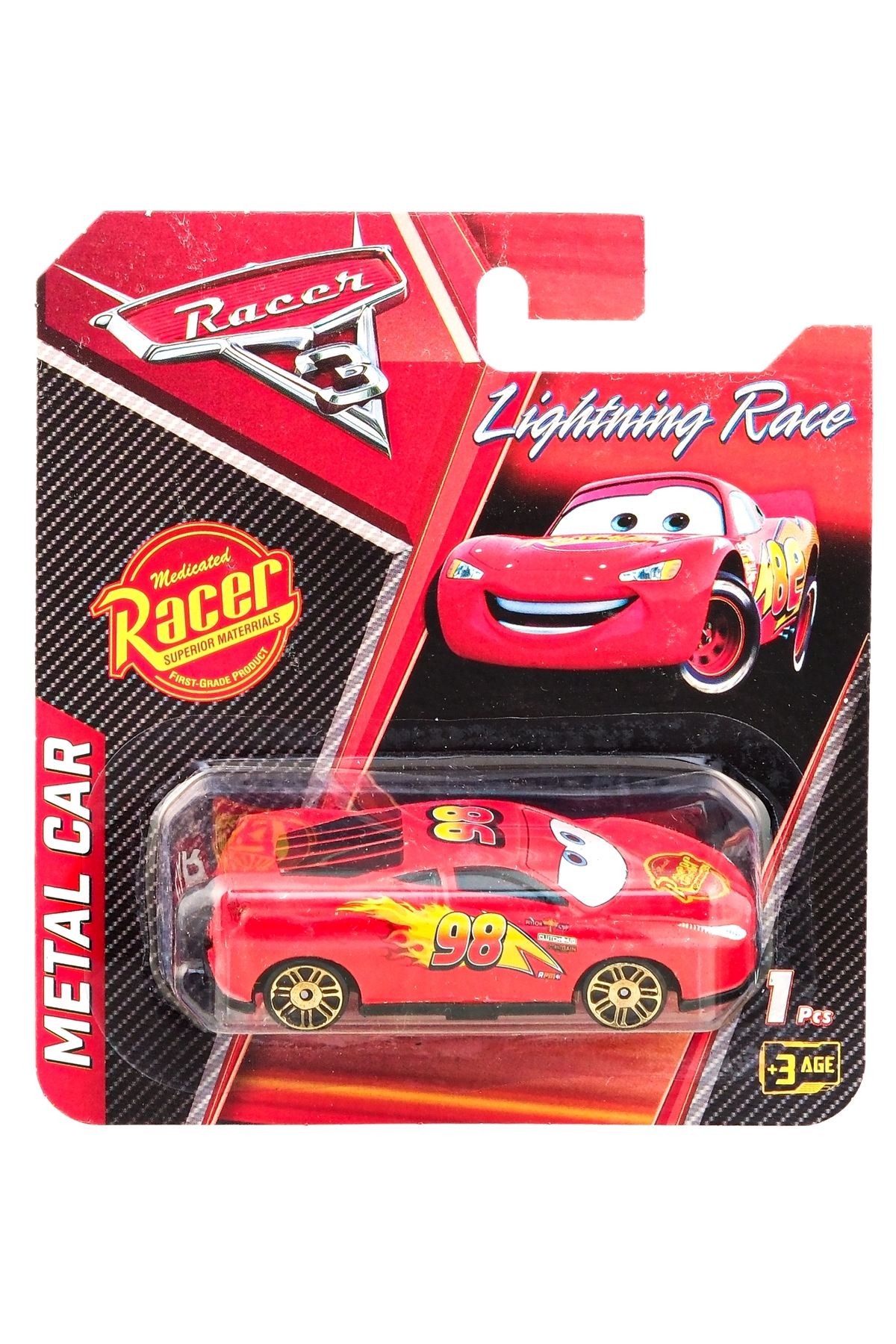 Brother Toys 1 Adet Metal Şimşek Mcqueen Araba Seti Oyuncak 1 Adet Araba fotoğrafı 2 (önizleme)
