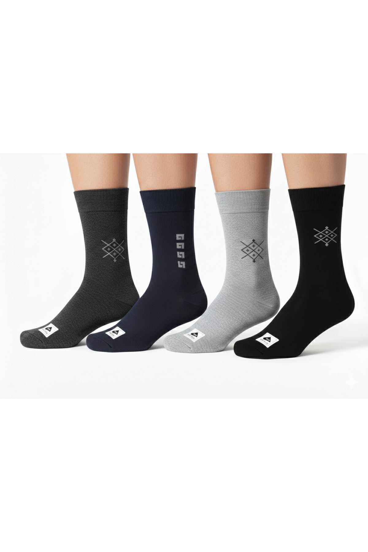 Agk Çorap  12 ÇİFT 4 RENK A KALİTE ERKEK ÇORAP - Görsel 2