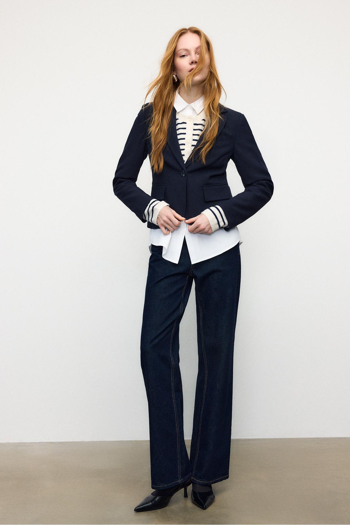 Stradivarius  Kısa blazer ceket - Görsel 2