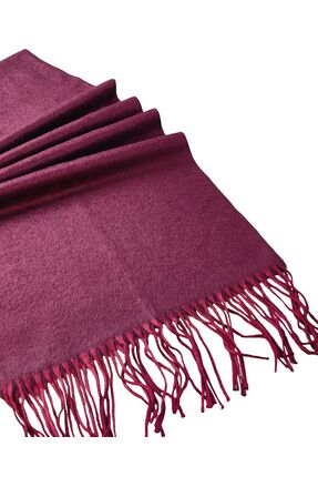 mim eşarp Kalın Kışlık Düz Desen Yumuşak Dokulu Saçaklı Şal – 50×185 cm