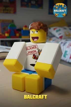 BalCraft Türkiye Shedletsky Roblox Hediyelik Karakter Figür Oyuncak Oturan Model