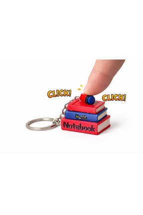 zeniz objects Kitap & Kalem Tasarımlı Mini Anahtarlık – Öğrenciler İçin Masa ...