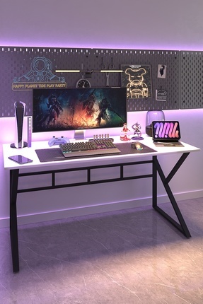 TEKATEL Oyuncu Masası Bilgisayar Masası Metal ayaklı Çalışma Masası Ofis masa...