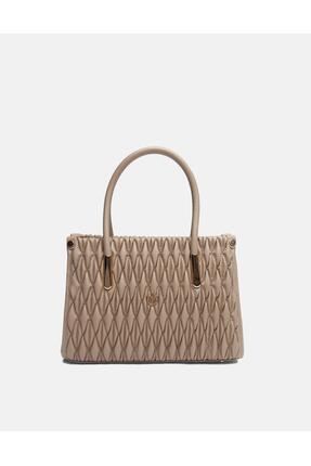 VERA BAGS Rosa Kayla Vizon Kapitone Gövdeli El Çantası