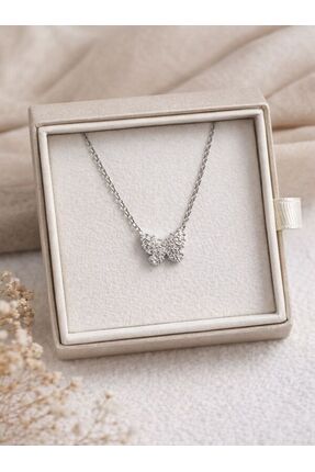 Silver Kelebek mini kolye