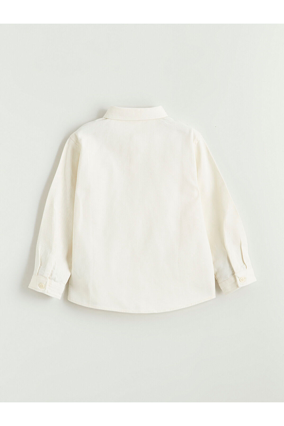 LC Waikiki Elsiva Collection Bej Erkek Çocuk Basic Gabardin Gömlek fotoğrafı 4 (önizleme)