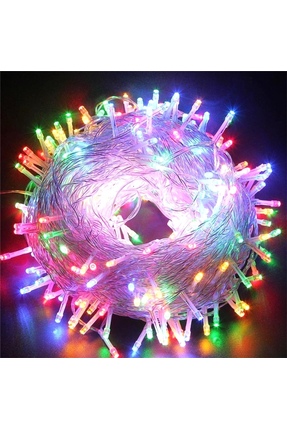 AHCEKE 3m 20 Led RGB 2 Kademeli Şeffaf Kablo