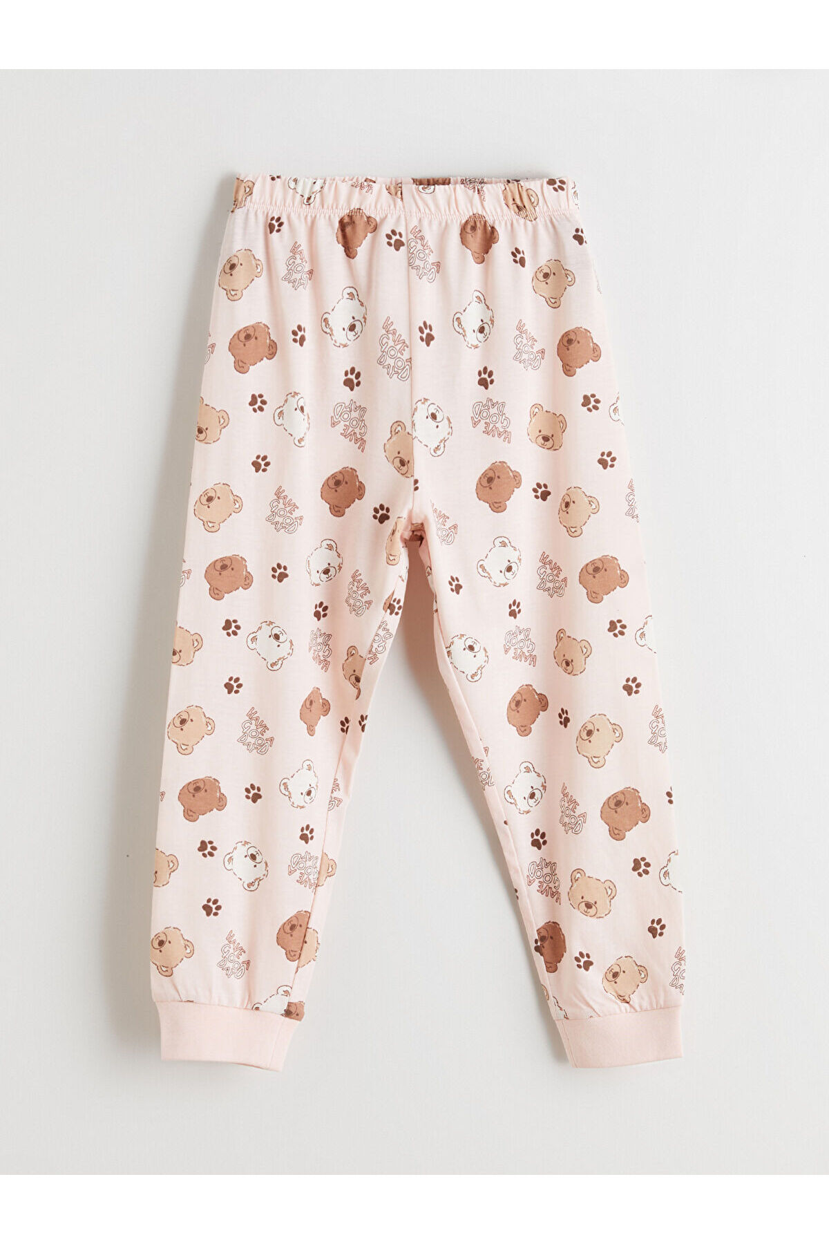 LC Waikiki Pembe Baskılı Kız Çocuk Pijama Takımı fotoğrafı 7 (önizleme)