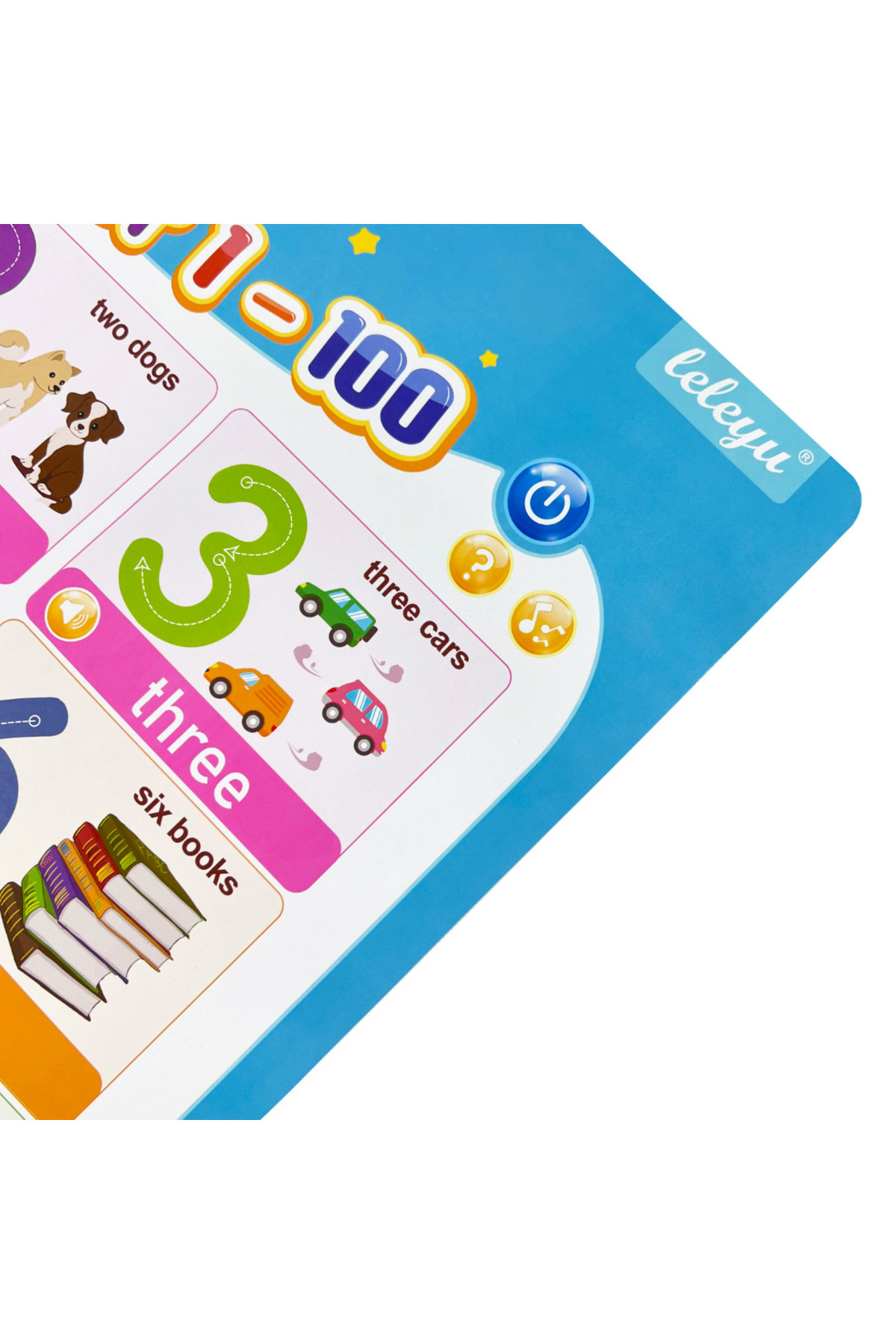 TALOO sesli kitaplar Number 1-100 Ingilizce Konuşan Sesli Poster fotoğrafı 5 (önizleme)