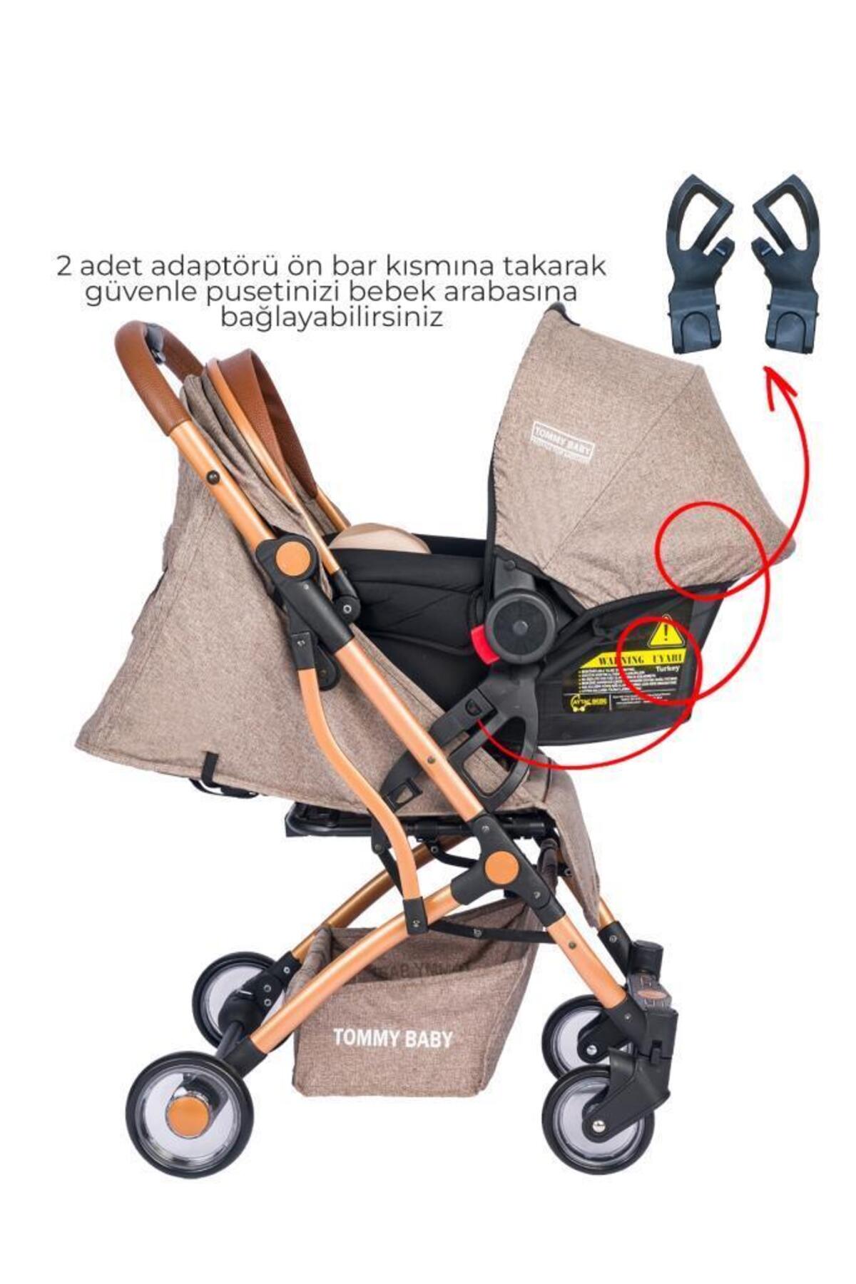 Tommybaby 10 Parça Bebek Çeyiz Seti Kabin Travel Bebek Arabası Puset Beşik Yürüteç Mama Sandalyesi Ana Kucağı fotoğrafı 5 (önizleme)