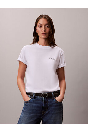 Calvin Klein Kadın Classic Grafik T-Shirt