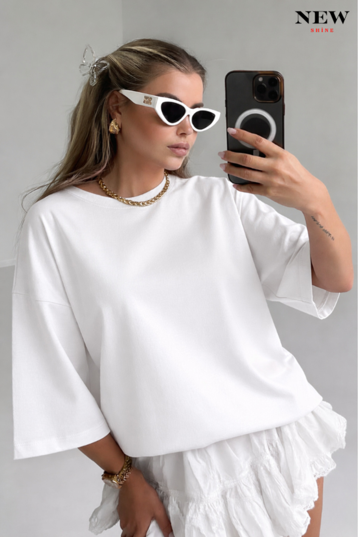 New Shine JEDNODIŠNA UNISEKS MAJICA