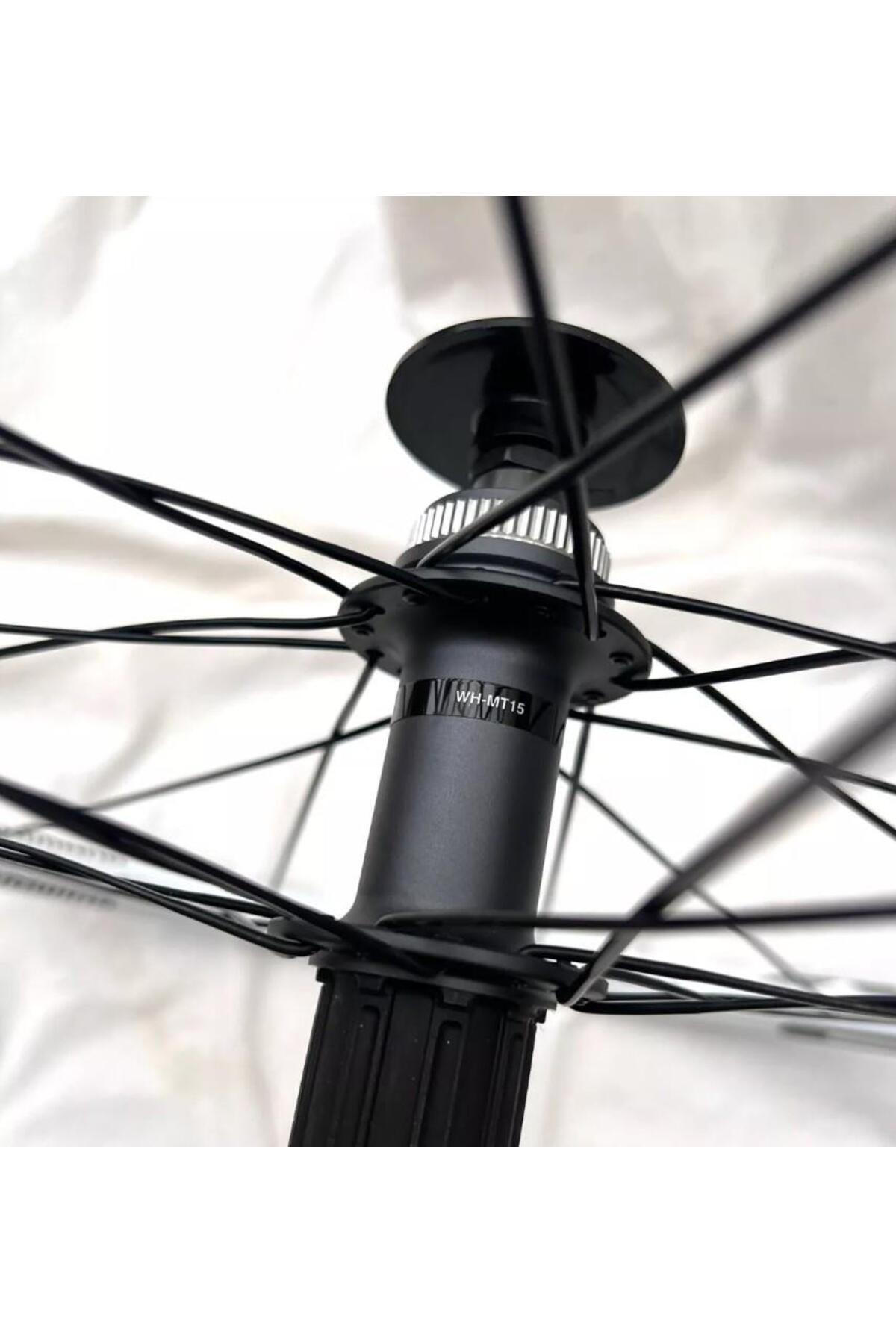 shimano Wh-Mt15 Ön/Arka 26''Jant Seti Siyah Qr-Mandal Centerlock