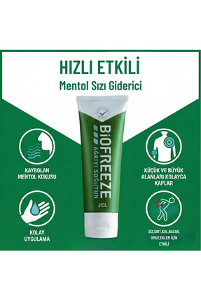 ql Qozmolife since 2009 Biofreeze ® Jel, 100ml kas,eklem agırıları ,sırt agır...