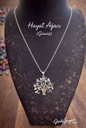 Gözde Sayarı Store Hayat Ağacı Gümüş Kolye