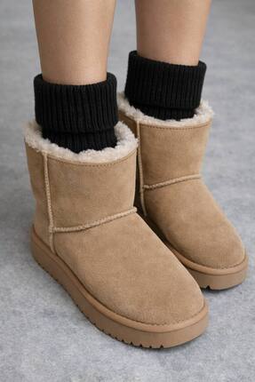 Perili Yünlü bot çorabı