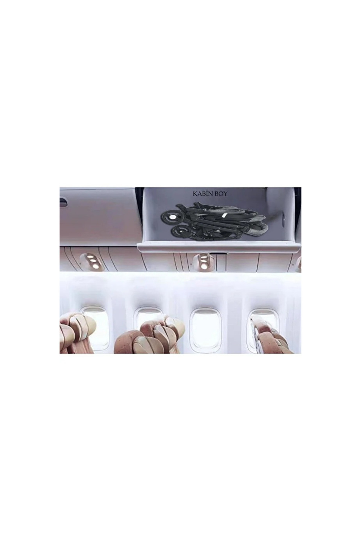 4 Baby Freedom Kabin Boy Bebek Arabası Puset Ekstra Pedli Katlanabilir Premium Özel Seri fotoğrafı 6 (önizleme)