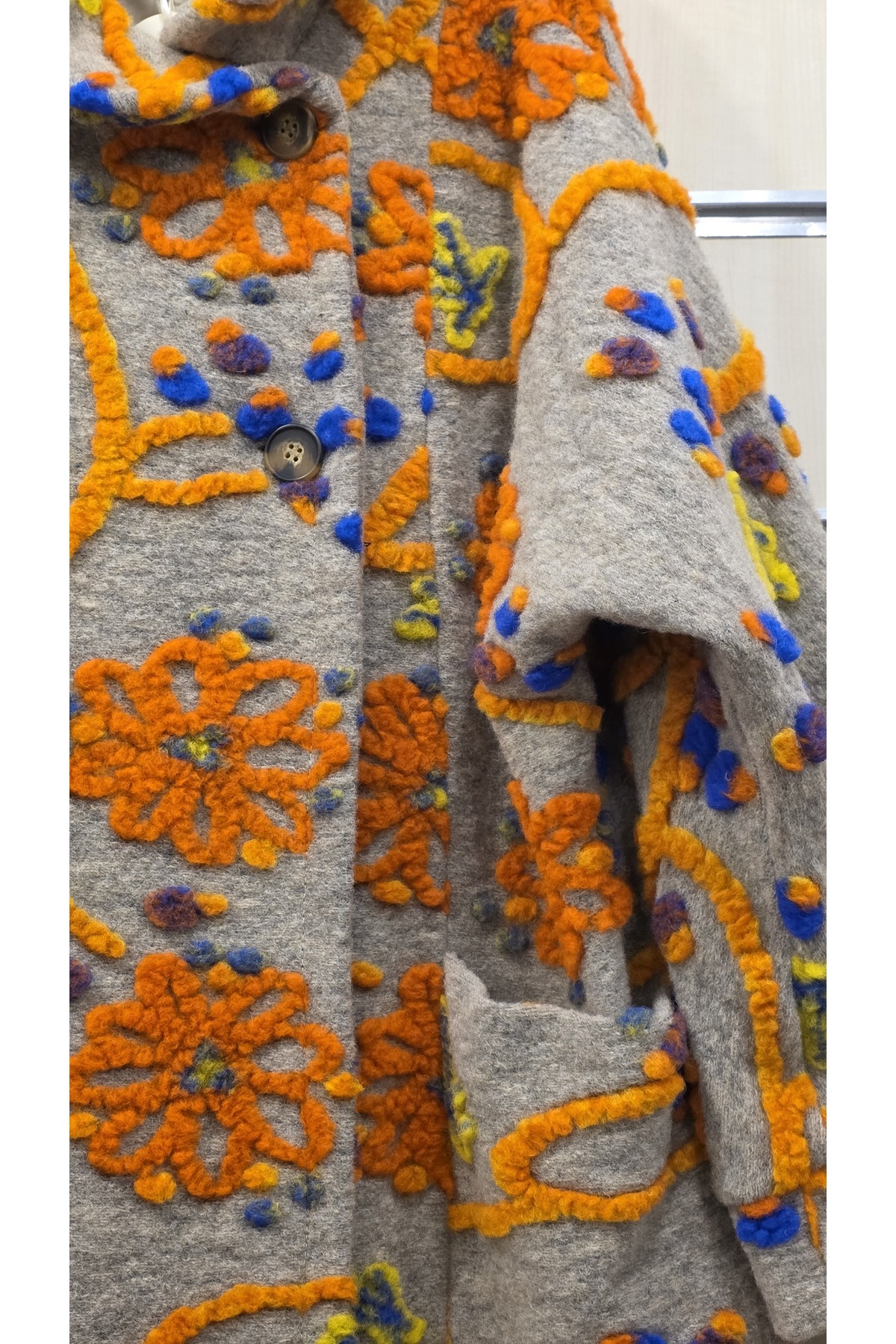 Park Moda  İtalyan Yün Keçe Kaban Şal Yaka - Görsel 4