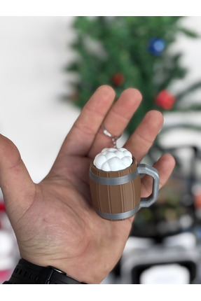 HW3D 3D Bira Tasarımlı Clicker Anahtarlık | Eğlenceli & Özgün Model | Hediye ...