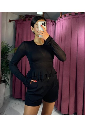 inci bayan giyim FIRFIR DETAY TRANSPARAN BODY