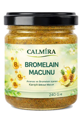 CALMİRA Bromelain / Ananas Karışımlı Bitkisel Macun 240 gr / Koenzim Q10 / L ...