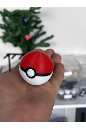 HW3D 3D Pokeball Tasarım Clicker Anahtarlık | Oyun & Anime Temalı | Dayanıklı...