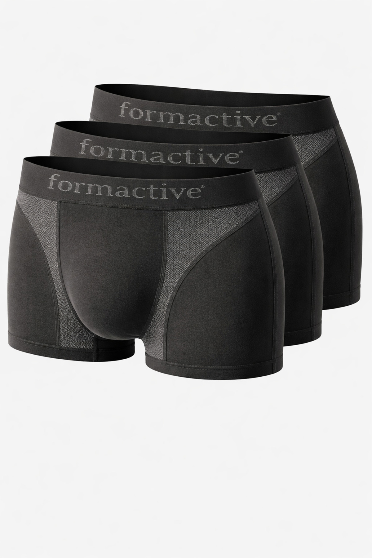 Men's Seamless Sports Boxer Breathable Set - 3-Piece Underwear & Flexible with Air Hole