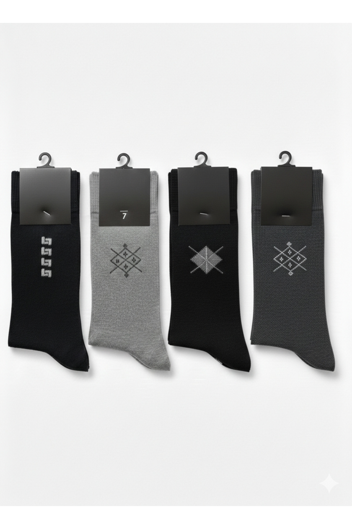 Agk Çorap  12 ÇİFT 4 RENK A KALİTE ERKEK ÇORAP - Görsel 6