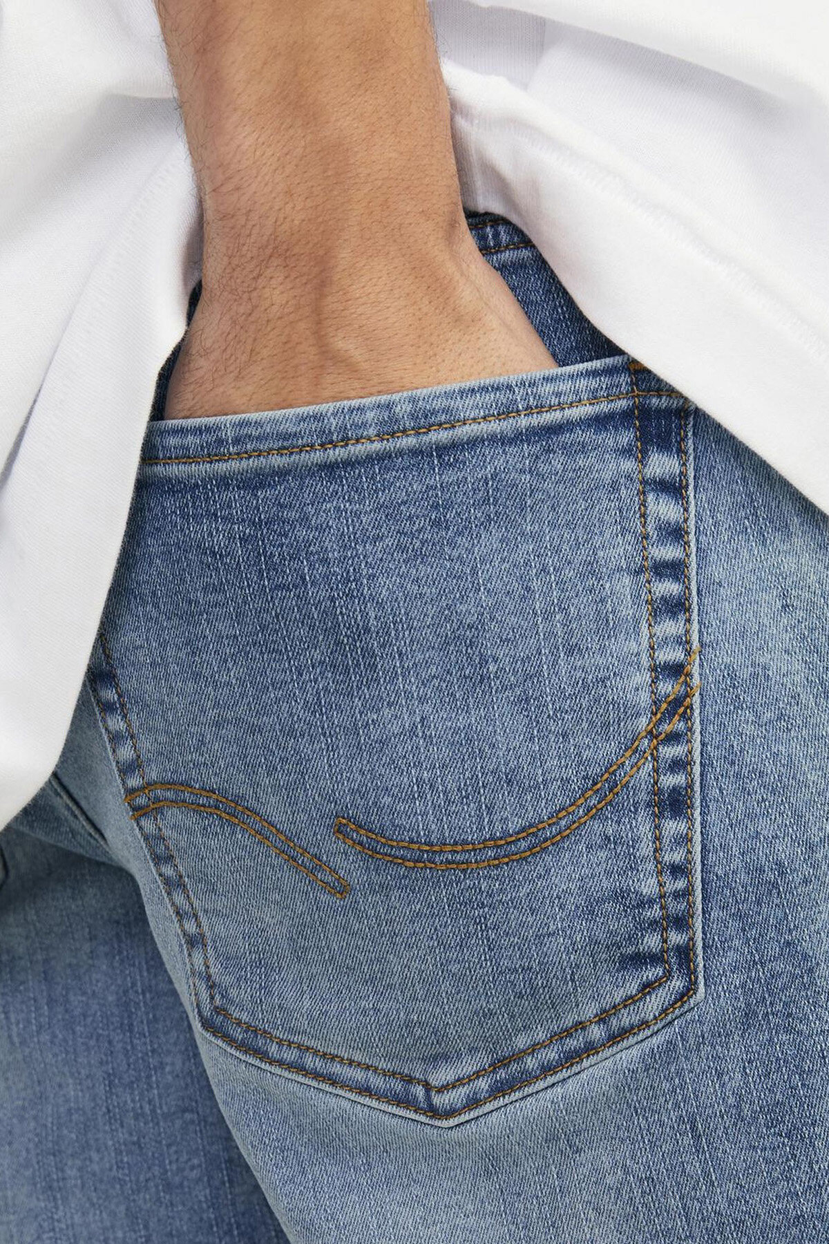 شلوار مردانه فاق کوتاه | جک اند جونز Jack & Jones PR-12249191BLUE0091100046 - تصویر 4