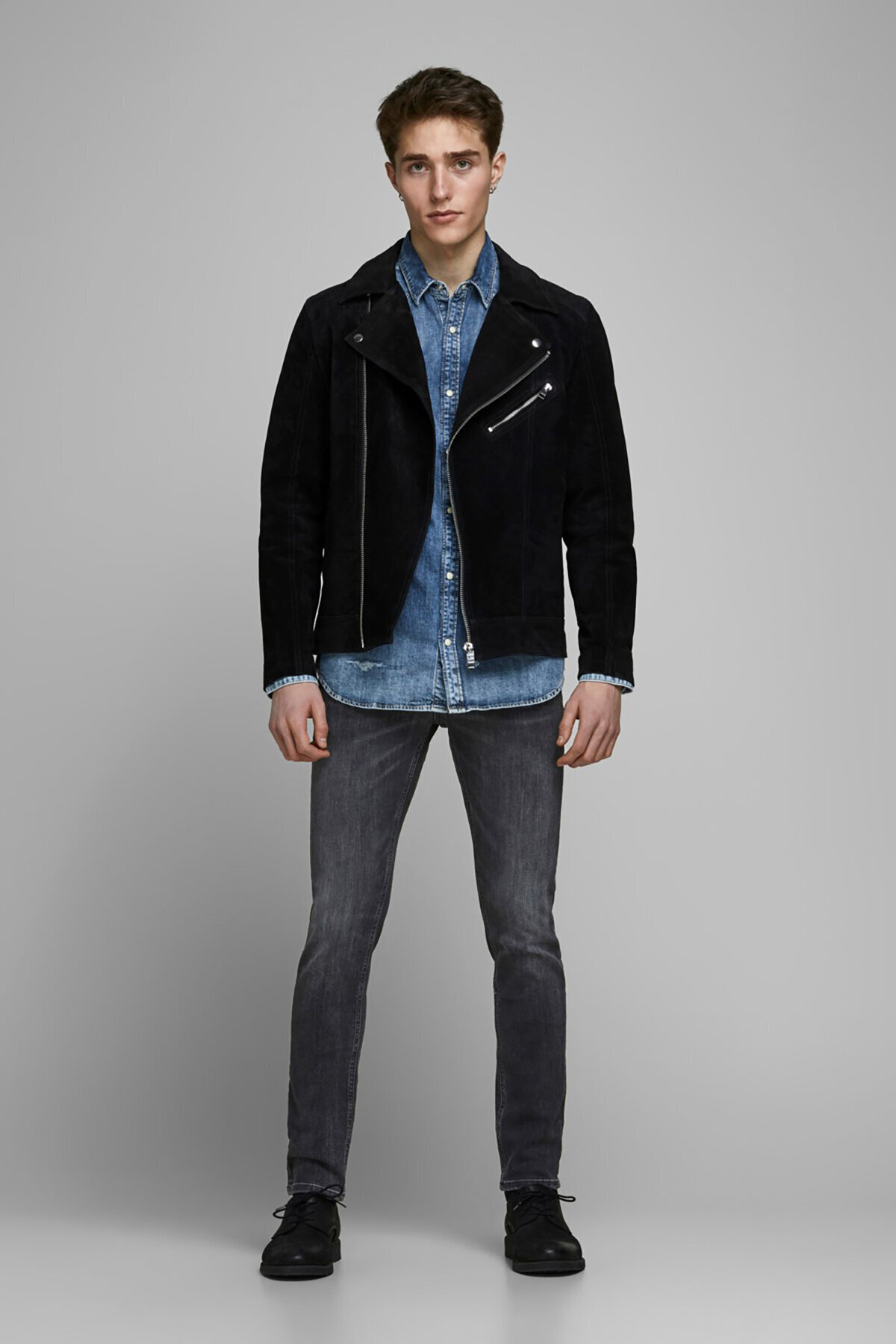 Jack & Jones Jack&Jones Glenn Erkek Kot Pantolon 12159030 Black Denim