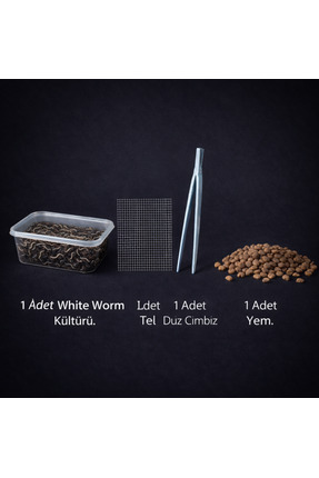 Microyem White Worm (Enchytraeus albidus) Kültür Seti