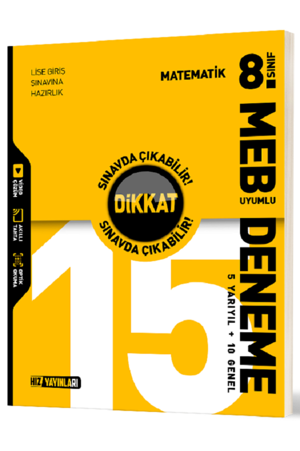 Efsane Yayınları 8.Sınıf Hız Yayınları Matematik 15 Li Deneme