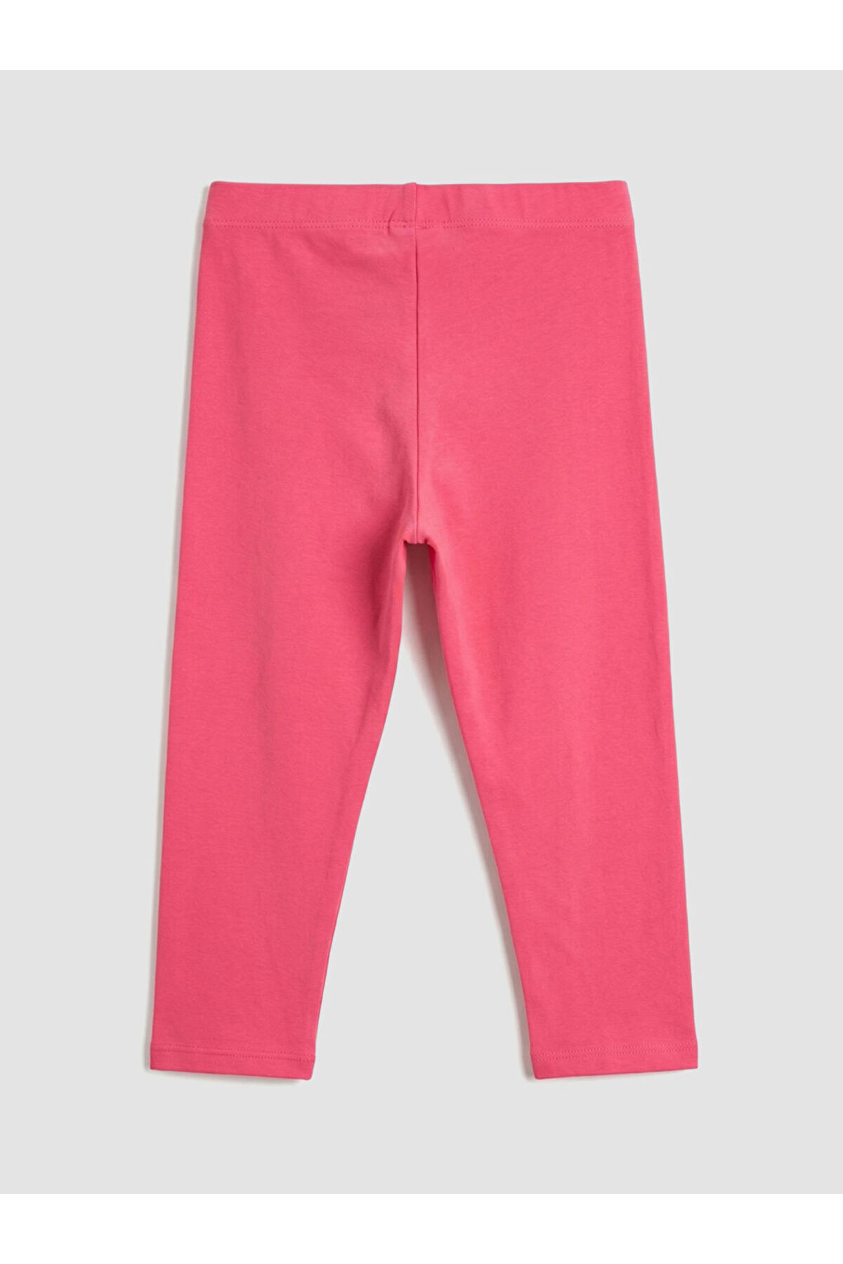 LC Waikiki Pembe Beli Lastikli Kız Çocuk Tayt fotoğrafı 2 (önizleme)