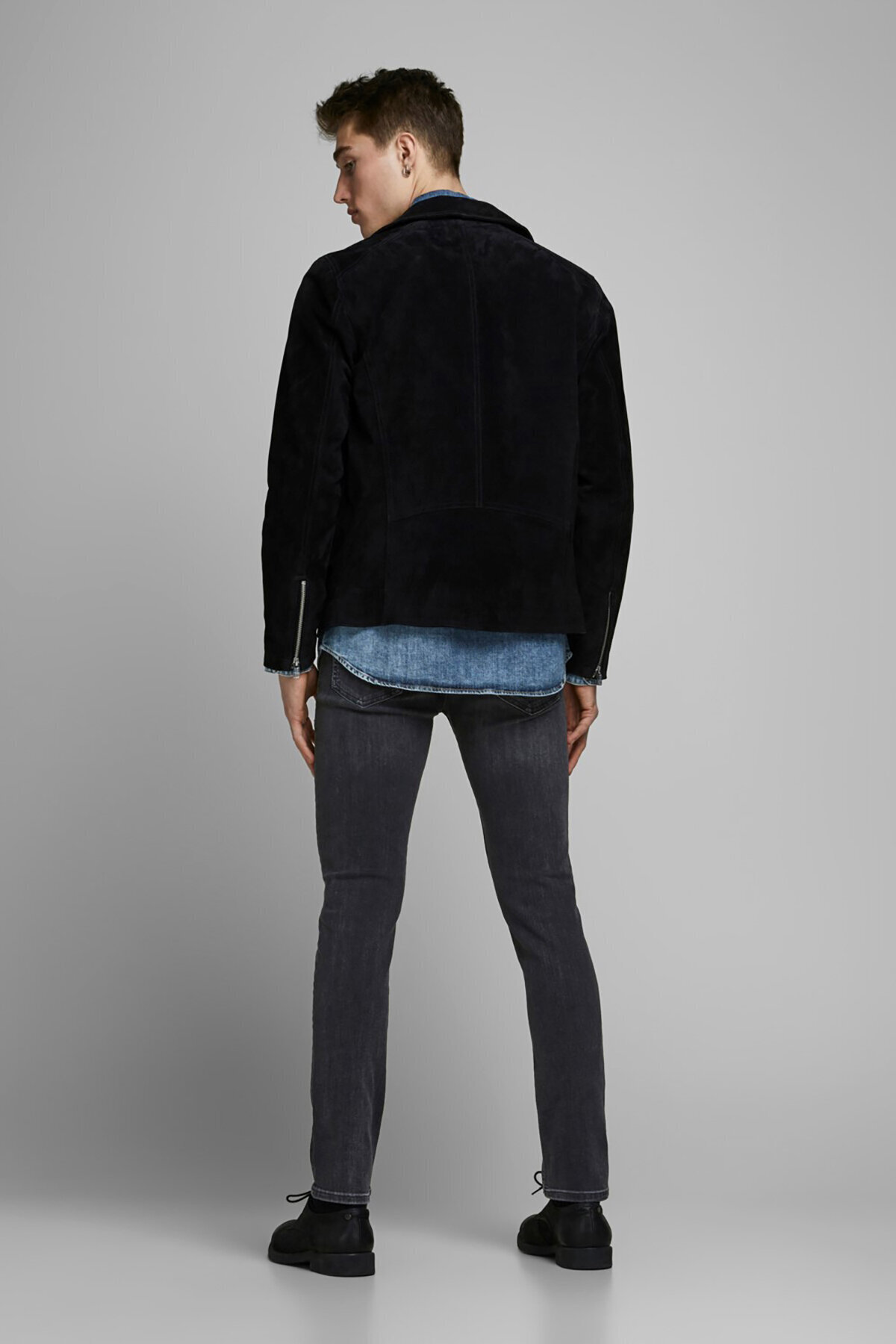 Jack & Jones Jack&Jones Glenn Erkek Kot Pantolon 12159030 Black Denim görsel 2