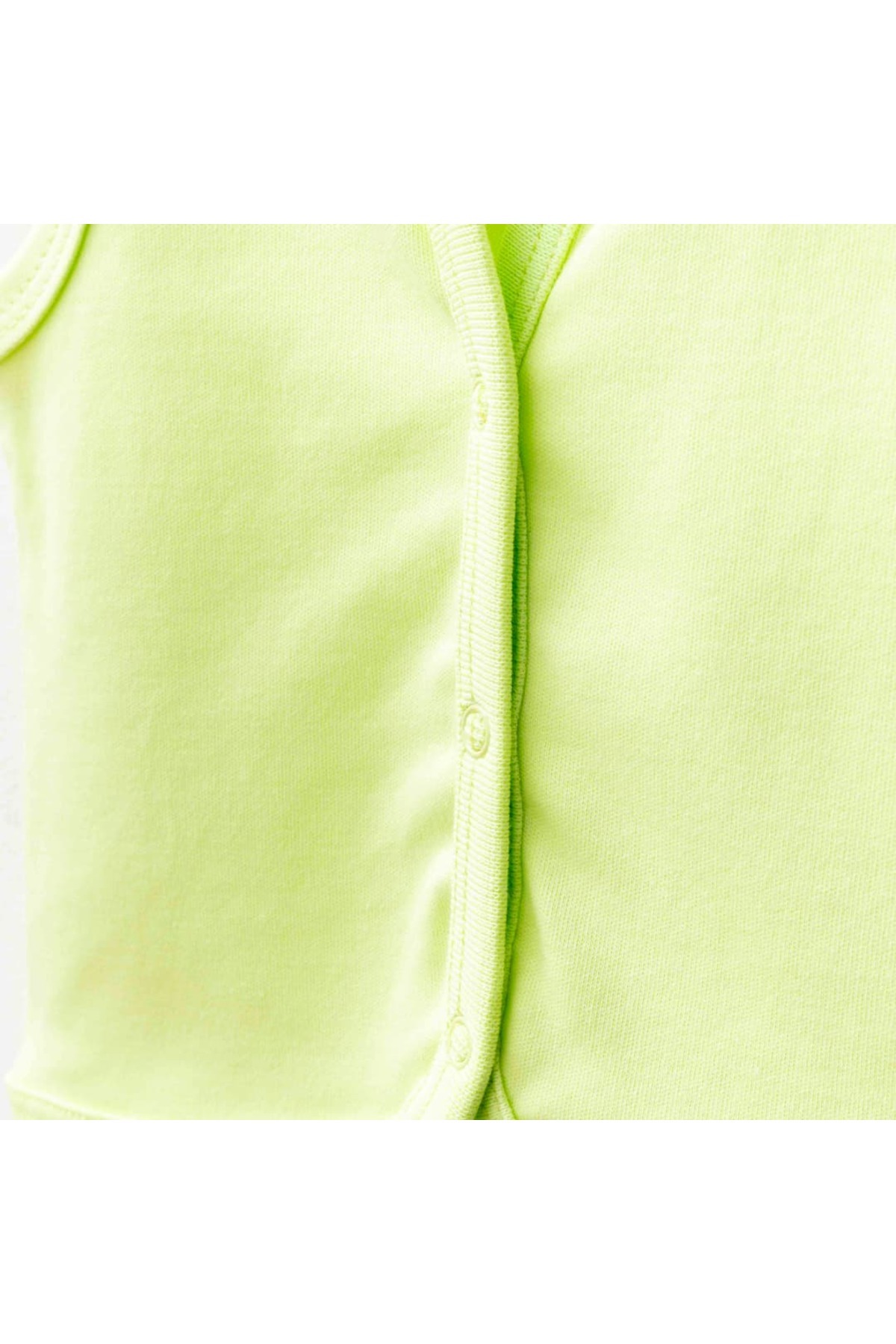 The Nest Kids Fresh Lime Organik Bebek Yeleği Hassas Ciltler İçin Uygun Tasarım fotoğrafı 2 (önizleme)