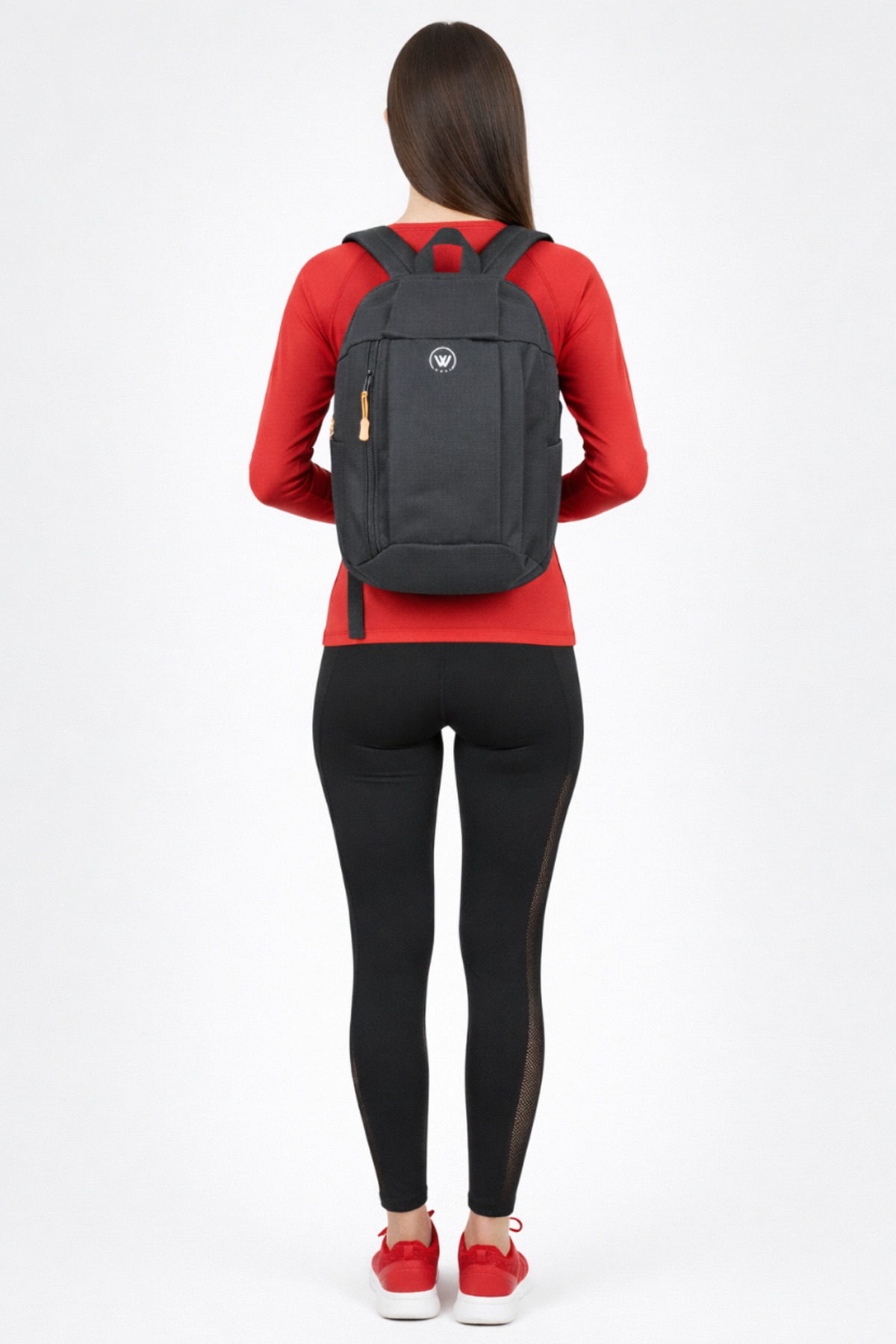 woys  Antrasit Renk Mini Sırt Çantası | Günlük Kullanım & Yürüyüş | 10 Litre | Unisex - Görsel 2