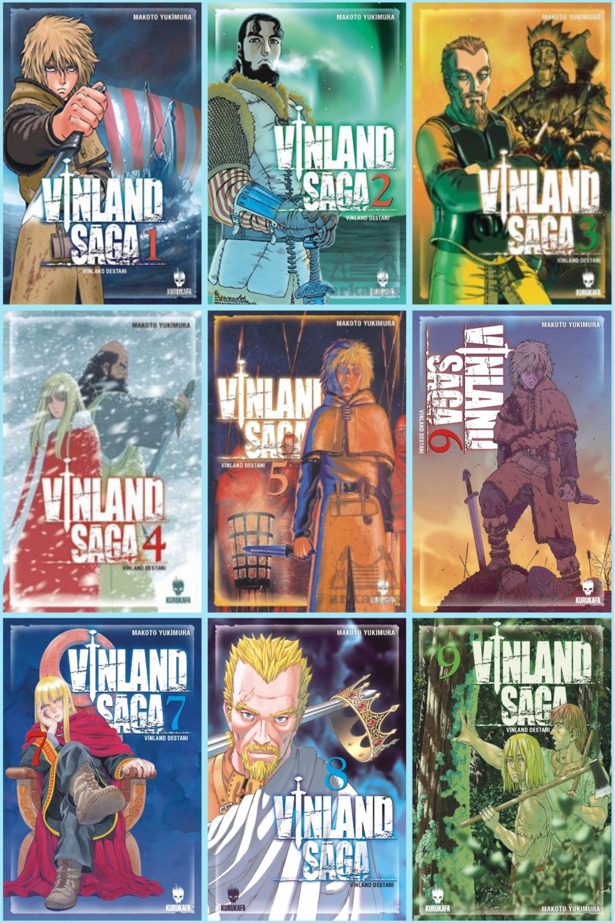 Kurukafa Yayınevi Vinland Saga 1-9. Ciltler - Fiyatı, Yorumları