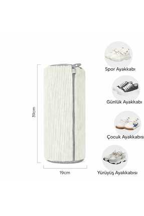 HERA CONCEPT Ayakkabı Yıkama Çantası Özel Makarna Kumaş Fermuarlı Büyük Boy M...