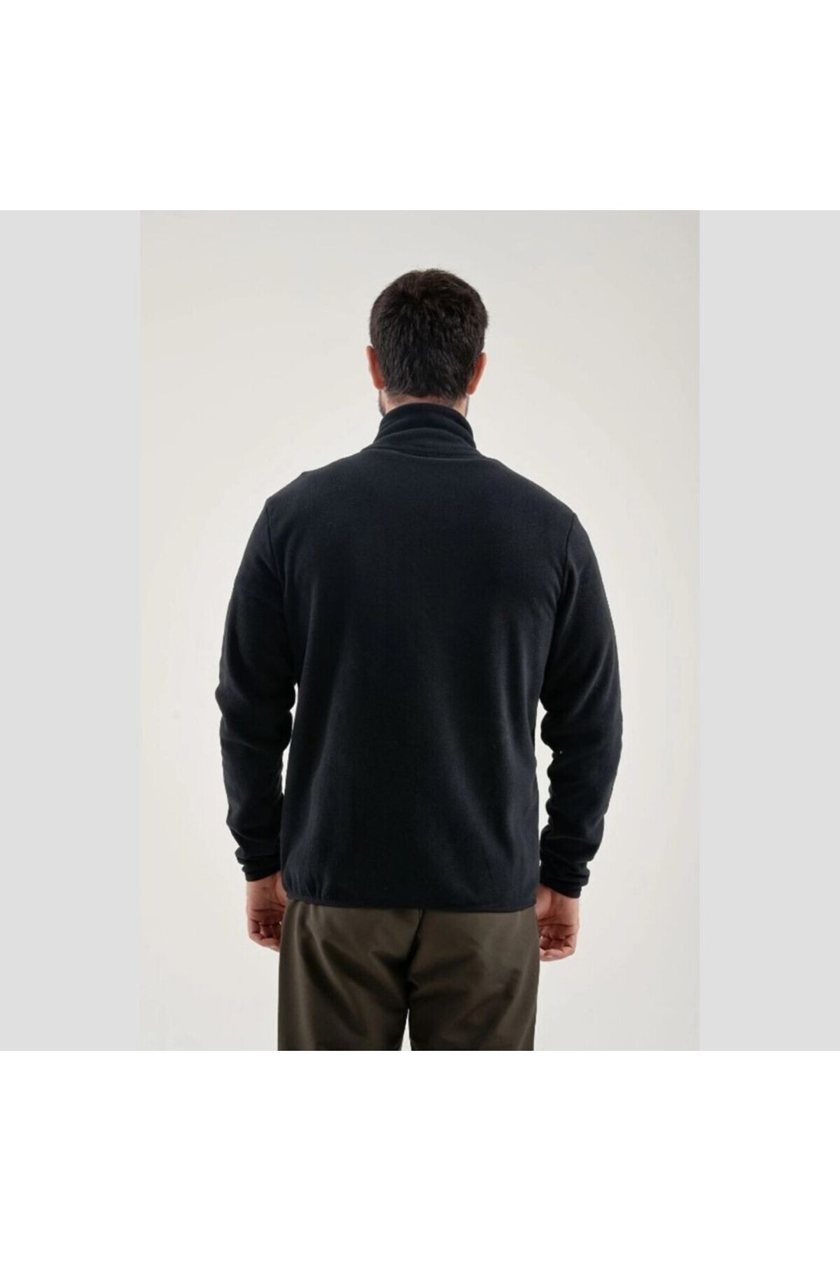 Exuma  Erkek Tam Fermuarlı Polar 2412000 - Siyah - Görsel 3