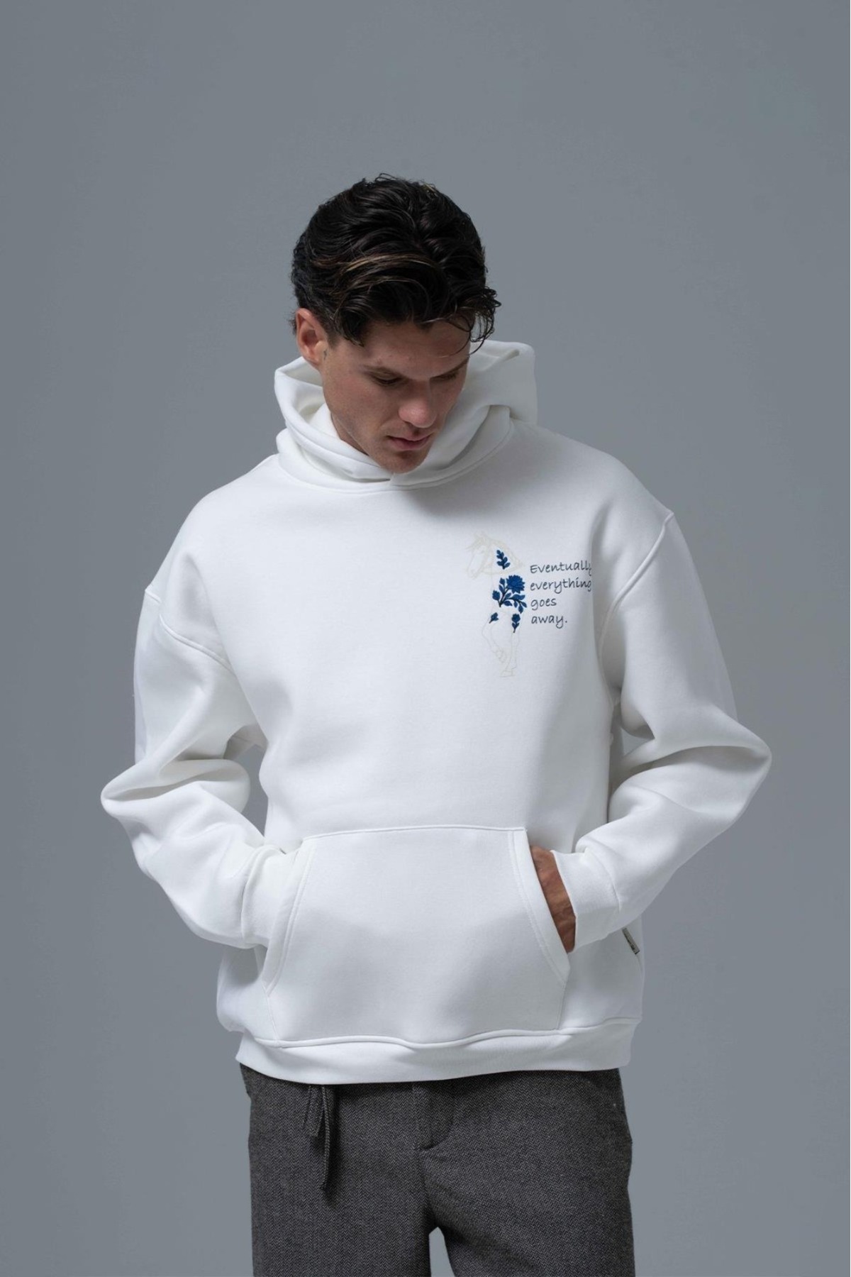 Unisex 3 İplik Oversize Sweatshirt – Yumuşak Kumaş Modern Tasarım