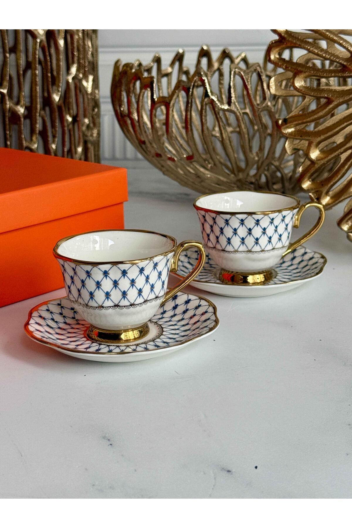 Turkish Coffee Cup Asteria 2 Persons 4 Pieces
