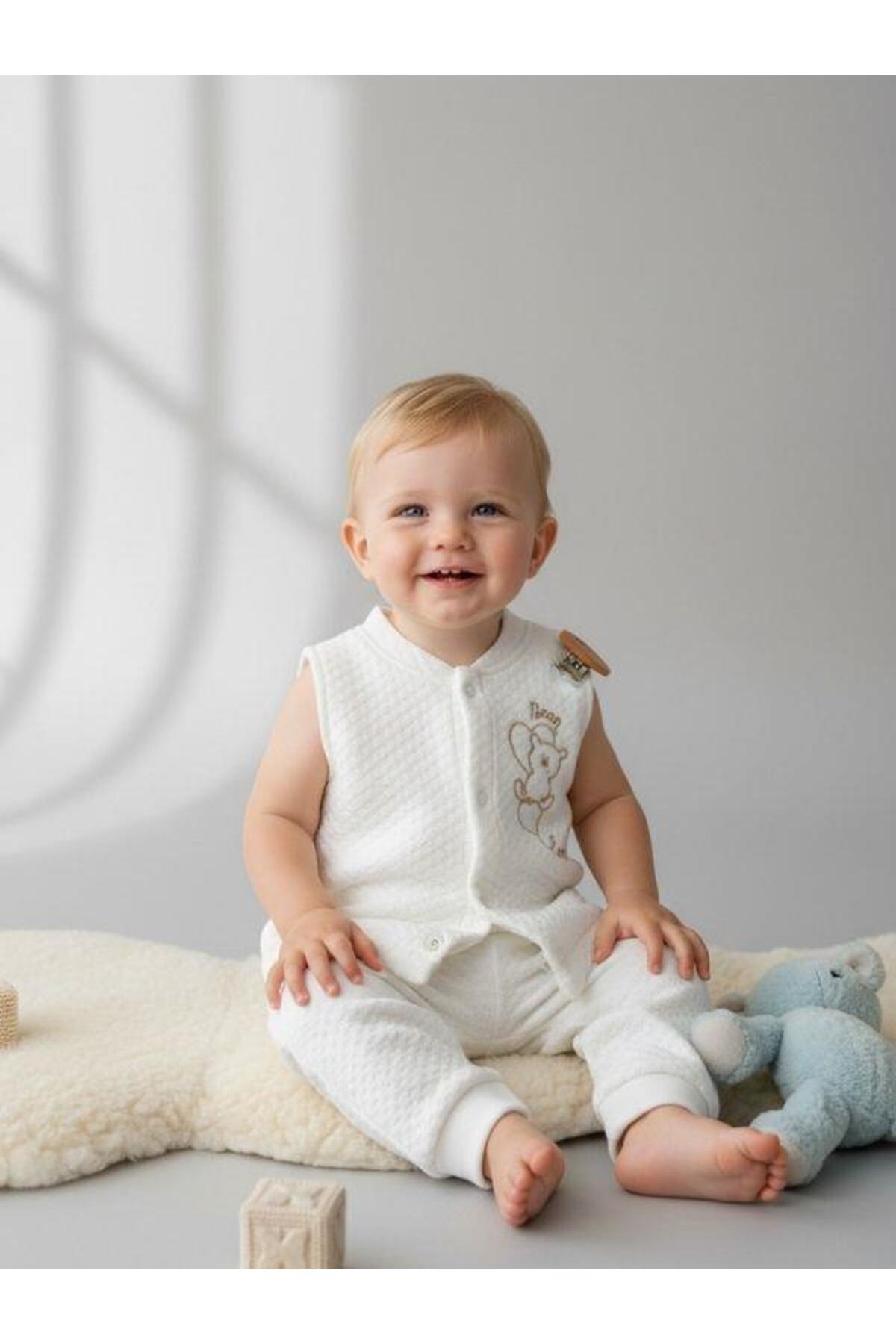 Zekids Bebek Ayıcık Desenli Yelek fotoğrafı 3 (önizleme)