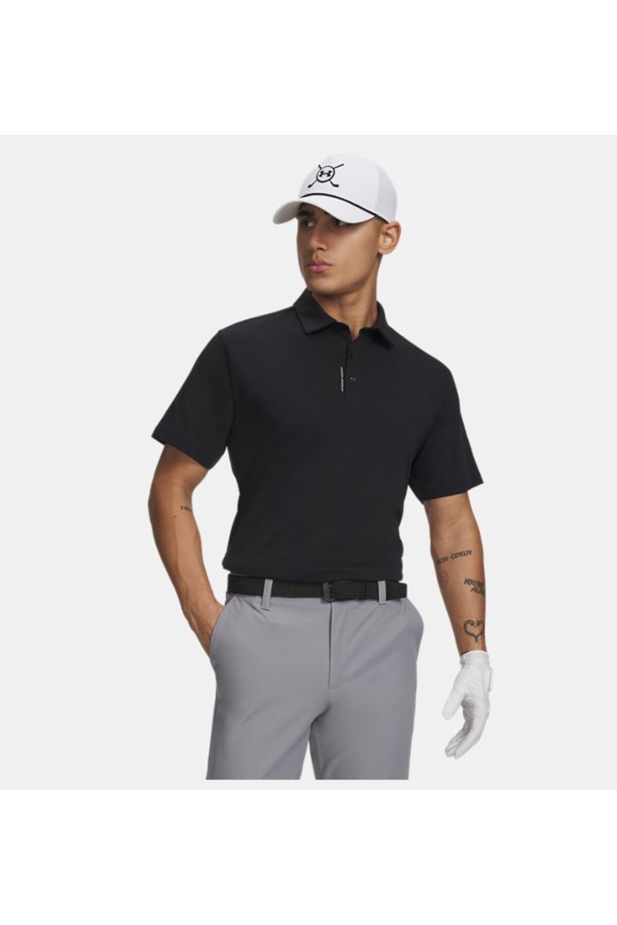 آندر آرمور تی‌شرت پولو مردانه UA Drive Bonded مدل ۶۰۰۹۶۵۲-۰۰۱