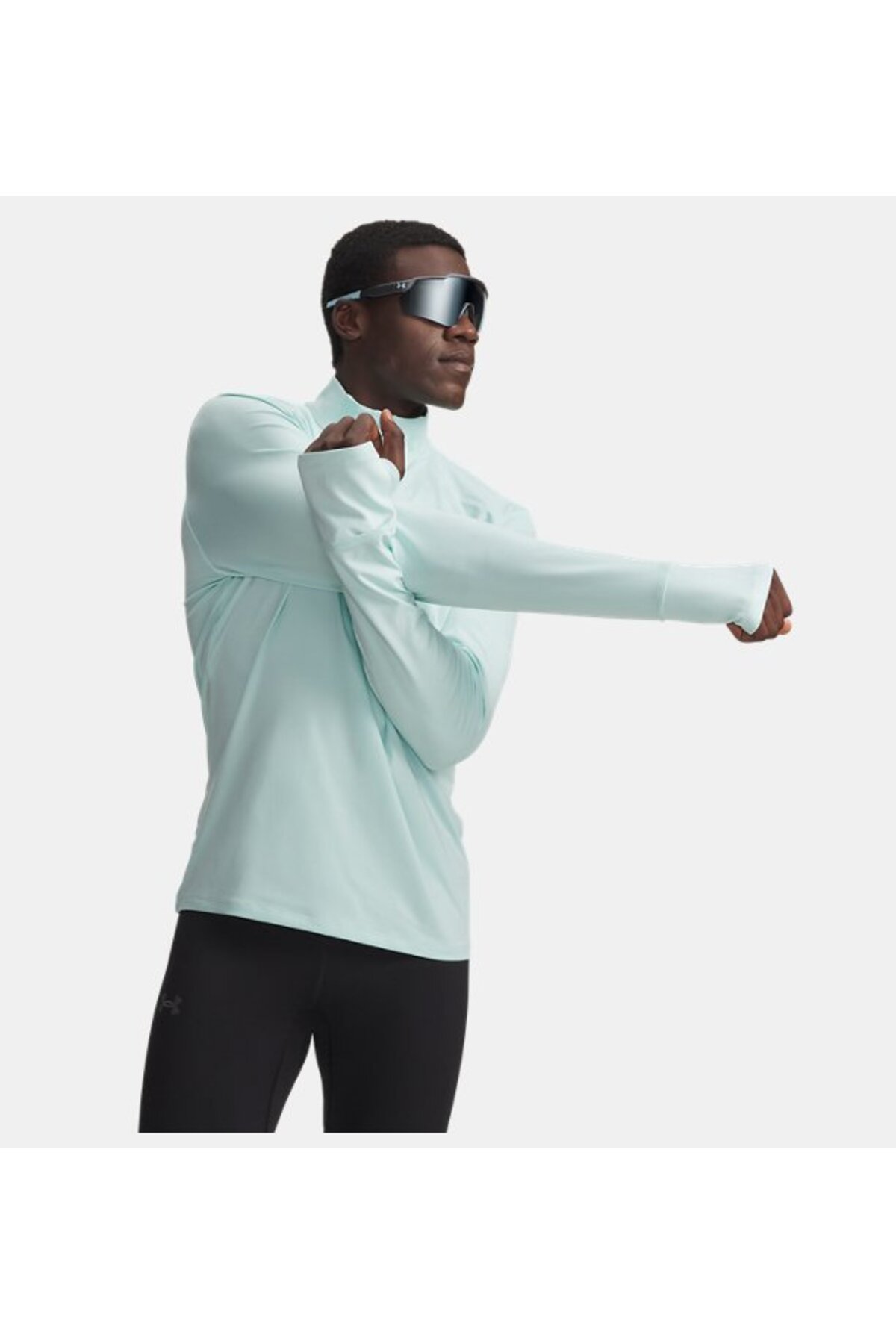 Under Armour Erkek UA Lauch Pro 1/4 Fermuarlı Uzun Kollu T-shirt 1379288-703 görsel 2