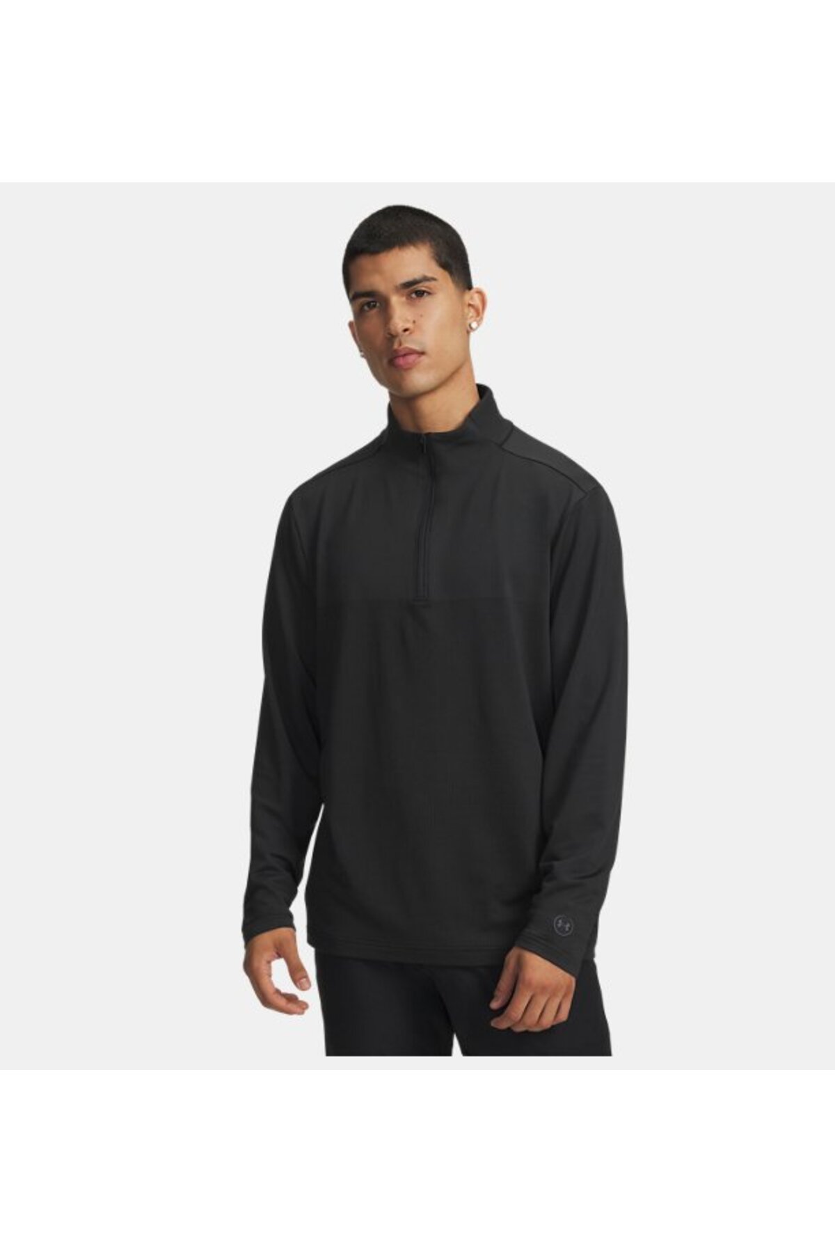 آندر آرمور سویشرت نیم زیپ سبک وزن مردانه UA Drive مدل 6009748-001