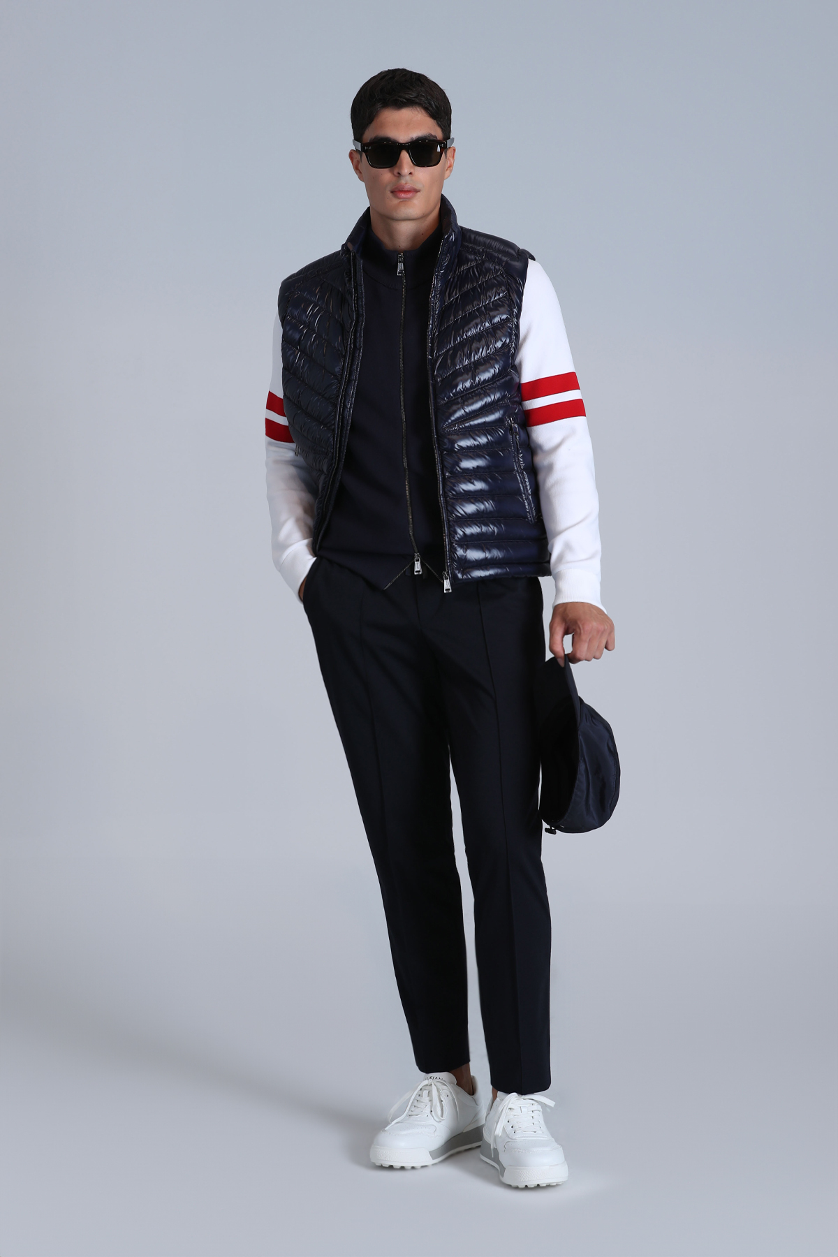 Lufian  Erkek Axel Kaz Tüyü Yelek 112130019 Lacivert - Görsel 2