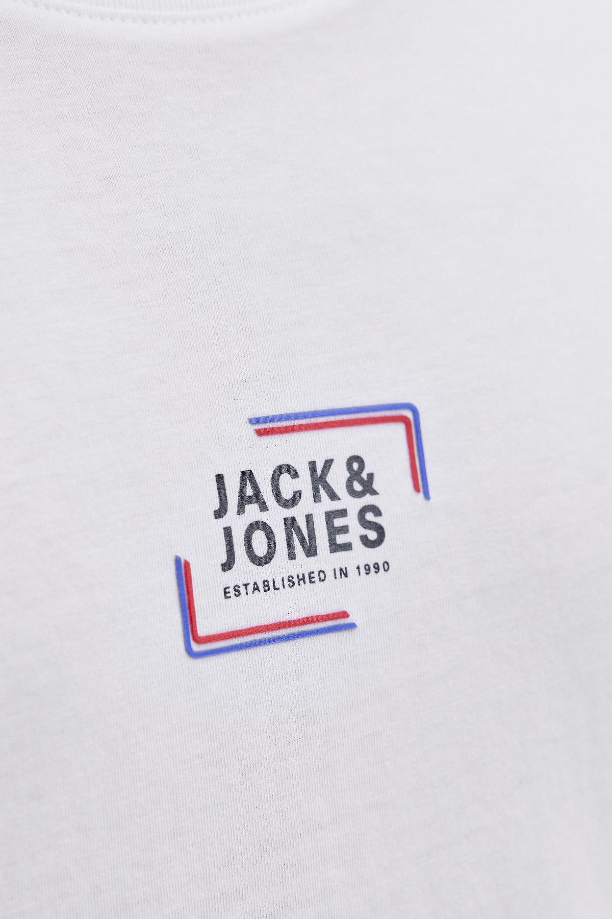 تیشرت مردانه Dijital Baskı آستین کوتاه | جک اند جونز Jack & Jones 12268415 - 1 - تصویر 5