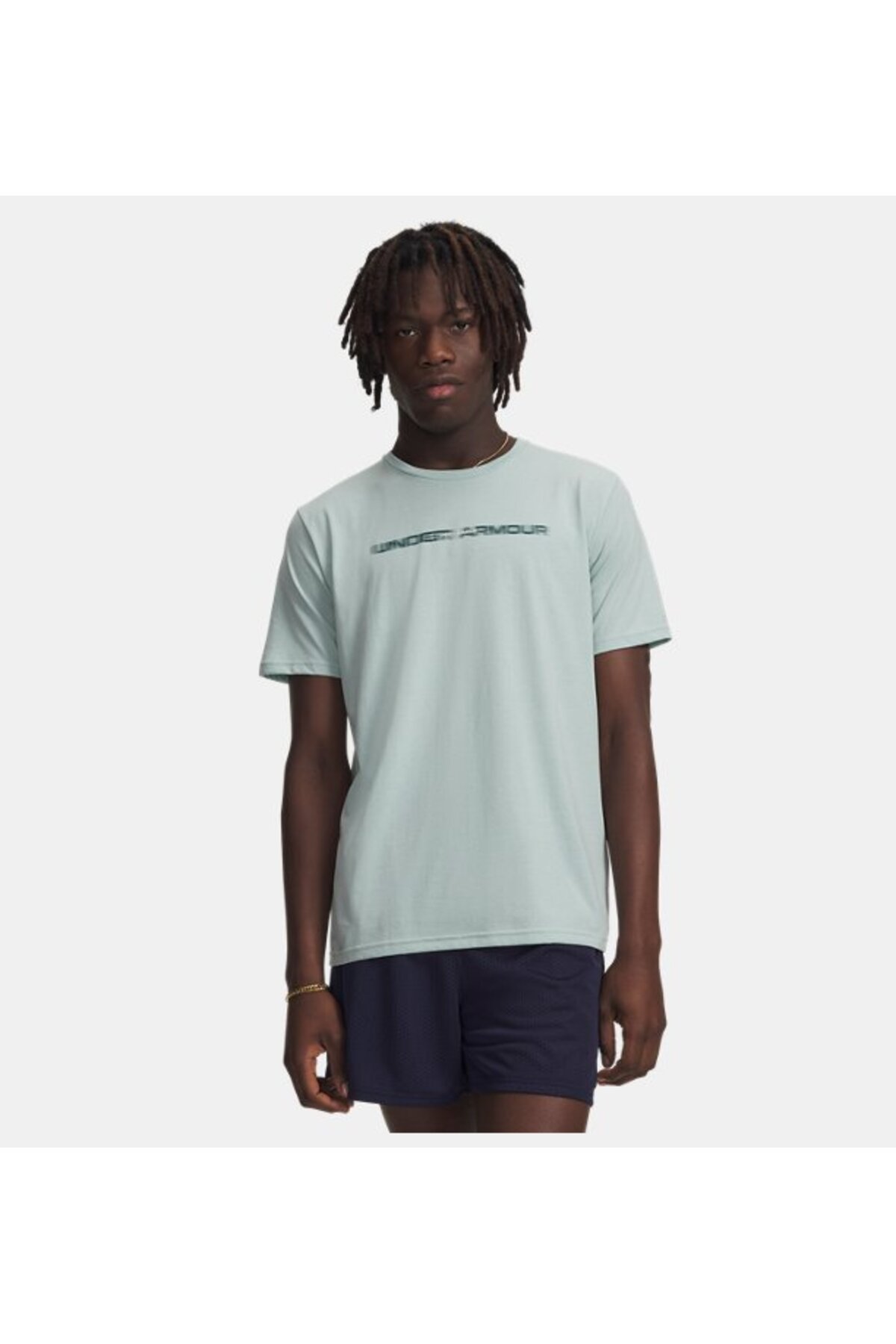 آندر آرمور تی‌شرت آستین کوتاه مردانه UA Blur Wordmark مدل 6009248-477